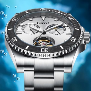 BG8003 New Men <b>Mechanical</b> Wristwatch Male Skeleton Luxury Watch Mens Waterproof Luminous <b>Clocks</b> - Product Image 3