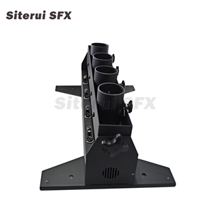 Meriam Konfeti Multiwarna SITERUI SFX 4-Shot DMX 6-CH Kontrol Remote Nirkabel Baterai AA Metal 100W untuk Pesta Pernikahan Acara <span class=keywords><strong>DJ</strong></span> - Product Image 3