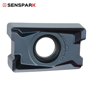 Fresa a spallamento quadrato a doppia faccia a avanzamento rapido in acciaio temprato LNPU110408SRGE-YC SENSPARK - Product Image 3