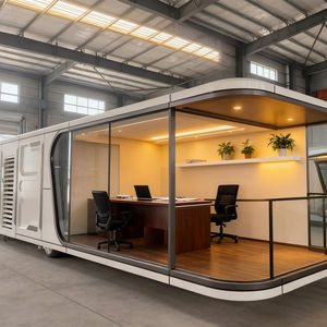 Modern, şık ve lüks tasarım taşınabilir prefabrik ev çelik yapı ayrılabilir mobil uzay kapsülü ikamet - Product Image 3