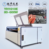 Nouveau modèle 1610, machines de découpe et de gravure au laser CO2 150W en bois MDF, acrylique et plexiglas