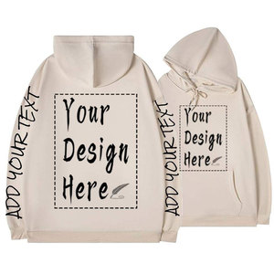 Sweat-shirts et sweats à capuche pour hommes, surdimensionnés, de haute qualité, avec logo et texte personnalisés, vente en gros à faible MOQ - Product Image 2