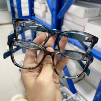 Montures de lunettes œil-de-chat en acétate solide, colorées et tendance, pour hommes et femmes, verres pleine monture, livraison rapide