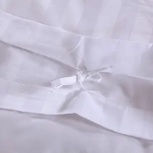 Low MOQ Factory Wholesale Custom Luxury Hotel Bedding Set 100% Cotton Bed Sheet Set