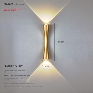 Moderne Simple Intérieur et Extérieur LED Applique Murale Longue Bande Allée Couloir Foyer Chevet Escalier Étanche Hôtels PC Lampe Solaire - Product Image 2