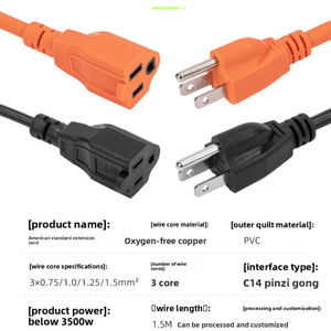 15ft 25ft Heavy Duty không thấm nước 15A 125V sjtw mở rộng dây thay thế cho Dewalt công cụ điện - Product Image 2