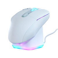 Souris de jeu ergonomique Turtle Beach Kone XP Air RGB personnalisable, sans fil 2,4 GHz, capteur optique 19 000 DPI, autonomie de 100 h