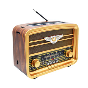 วิทยุพกพา AM FM SW คลื่นสั้น รุ่นวินเทจ ปี 2023 รองรับ BT/USB/TF สำหรับตกแต่งบ้าน ของขวัญ งานปาร์ตี้ - Product Image 4