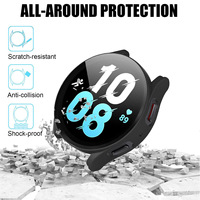Nouveau Film de verre trempé PC dur clair Smartwatch housse de protection transparente pour Samsung Galaxy Watch 7 6 5 4