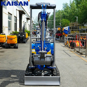 新型中国製KAISAN 1トンミニクローラー掘削機、エンジンモーターポンプギア搭載-高効率家庭用、1年間保証付き - Product Image 4