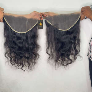 Deepwave 5x5 6x6 Virgen cutícula alineada Remy Raw Indian Temple máquina de cabello humano doble trama Hd transparente completo para - Product Image 2