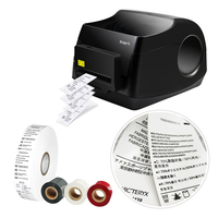 N-mark China Automatically Cutting Cloth Label Printer, Garment Shop Multi-pieces Digital Woven Label Machine