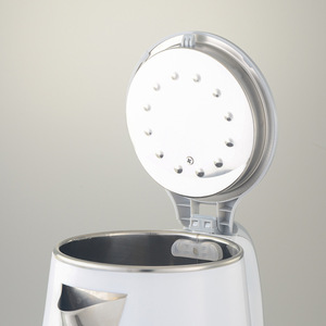 Electric Cordless <b>Kettle</b> White Stainless Steel Spout Push Button Lid 1.6-2.0L 1500W Auto Shut-off Digital Control for Home - Product Image 5