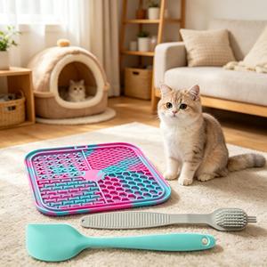 Plato de Silicona para Perros 4 en 1, Tapete de Alimentación Lenta, Plato para Comida, Tazón, ¡Oferta! - Product Image 5
