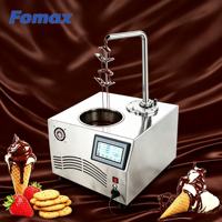 Machine à Fontaine à Chocolat Commerciale Polyvalente à Production Continue de Sauce, Équipement de Tempérage du Chocolat pour la Transformation de Desserts