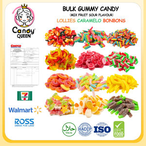 Venta Directa de Fábrica, Caramelos Masticables Halal/Kosher al Por Mayor, Caramelos de Goma con Sabor a Frutas Ácidas, Dulces, Bombones, Caramelos - Product Image 4