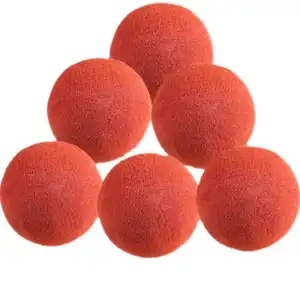 Real stone paint pipeline cleaning ball, condenser sponge ball