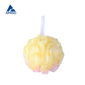 Amigo Bath Sponge 50g Flower Shape Soft Mesh For Back Scrubbing And Foaming - Product Image 4