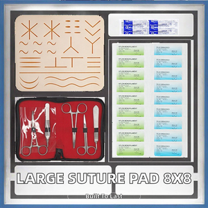 Almohadilla de Sutura Médica Ultra Grande de 8 x 8 Pulgadas con Herida para Entrenamiento de Sutura Quirúrgica, Cursos de Ciencias Médicas, Modelo PH03-264 OEM - Product Image 2