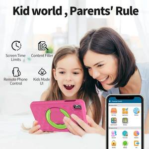 Tableta PRITOM B8 Lovely Kid de 8 Pulgadas con Pantalla de Protección Ocular, RAM de 4 GB, <span class=keywords><strong>ROM</strong></span> de 64 GB, Tableta Android con WIFI para Educación - Product Image 3