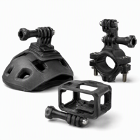Servicio de Impresión 3D en Nailon en Guangdong para Soportes de Cámaras de Acción, Soportes para Cascos, Accesorios para Manillares, Compatible con Múltiples Archivos