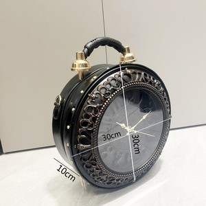 Fashion European Retro Style Creative Large <strong>Clock</strong> Watch <strong>Bag</strong> Cross-Border Shoulder <strong>Bag</strong> <strong>Bag</strong> with Zipper - Product Image 3