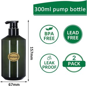 Low MOQ Oblique Shoulder Amber Shampoo Body Lotion Pump Bottles 300ml 500ml <b>Hand</b> <b>Wash</b> and <b>Hand</b> Lotion Bottles - Product Image 2