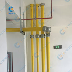 Instalación rápida personalizada de fábrica Sistema de tuberías de aire comprimido Conexión de tubería <span class=keywords><strong>Airnet</strong></span> Tubos redondos de aluminio Tubos - Product Image 3