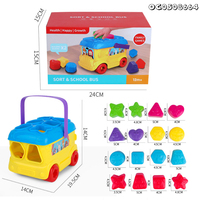 Jeu de blocs en plastique en forme d'animaux, jeu d'association, coordination œil-main, éducation cognitive des couleurs, jouets pour bébés de 6 à 12 mois