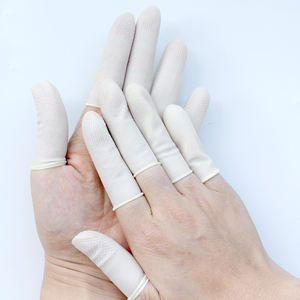 Противоскользящие, противоударные рабочие перчатки с покрытием из тонкого латекса ESD, 100% чистый натуральный латекс для оранжевых латексных перчаток cleanroom - Product Image 3