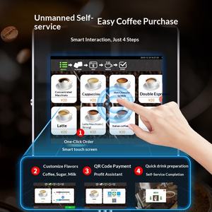 Vente Flash : Kiosque à Café Robotisé CNC Entièrement Automatique avec Bras Articulé, Distributeur Automatique de Café, Technologie PLC Nouvelle Génération, Contrôle Précis de la Température 15 Bars - Product Image 5