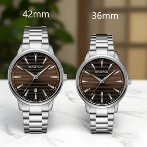 Reloj de Pareja Besseron 2025 de Acero Inoxidable 316L con Logotipo OEM, para Aniversario o Día de San Valentín - Product Image 2