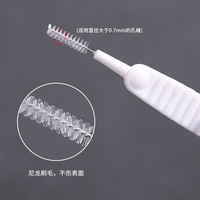 Brosses de nettoyage pour la cuisine Sunshine Household, en nylon PP, pour déboucher les tuyaux, brosse de douche avec poignée, emballage en boîte, commande minimum