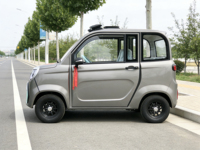 BAIMA Global Export Quadricycle Électrique 2 Portes 4 Places, Véhicule Électrique à Basse Vitesse, Éclairage de Toit LED, Ventilateur de Toit, Moteur 1000W, Autonomie 100km