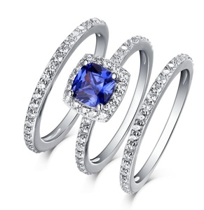 Gioielli su misura produttore No appannamento 925 <span class=keywords><strong>argento</strong></span> massiccio anello di fidanzamento <span class=keywords><strong>coppia</strong></span> 2 anello set <span class=keywords><strong>coppia</strong></span> <span class=keywords><strong>coppia</strong></span> <span class=keywords><strong>coppia</strong></span> - Product Image 6