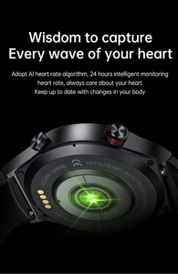 <span class=keywords><strong>Vente</strong></span> chaude ronde écran tactile montres intelligentes pour hommes QW33 réponse appel moniteur de fréquence cardiaque <span class=keywords><strong>Montre</strong></span> Connecte meilleure <span class=keywords><strong>montre</strong></span> intelligente - Product Image 4