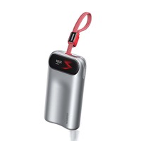 UGREEN PB610 Banco de Energía de 10000mAh con Carga Rápida PD de 45W, Cable Tipo C Integrado y Pantalla Digital