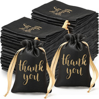 Sac cadeau en satin de soie avec cordon de serrage, personnalisable par impression par transfert thermique, pour bijoux, rangement de cadeaux, emballage de bonbons