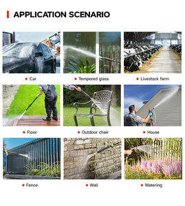 Hidrolavadora Industrial de Gas LINGBEN 170C, 2400 PSI, 2-2.4 GPM, Limpiadora de Alta Presión de Uso Pesado <span class=keywords><strong>con</strong></span> Bomba Duradera, Certificación CE - Product Image 4