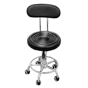 Tabouret rond médical hydraulique réglable EURVET, chaise pivotante de clinique, tabouret roulant de laboratoire pour médecin d'hôpital - Product Image 2