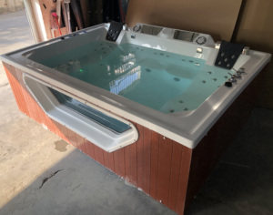 Termoformato Jacuzzsis Infinito Spa Hot Tube Jacuzziss Câmara de crioterapia ao ar livre Tina Piscinas Natação Exterior - Product Image 4