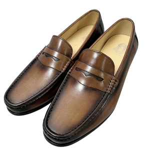 Scarpe Slip-On in Vera <span class=keywords><strong>Pelle</strong></span> per <span class=keywords><strong>Uomo</strong></span>, Traspiranti, in <span class=keywords><strong>Pelle</strong></span> Bovina di Prima Qualità, Suola Morbida in Gomma, <span class=keywords><strong>Mocassini</strong></span> in Vera <span class=keywords><strong>Pelle</strong></span>, Scarpe Casual - Product Image 4