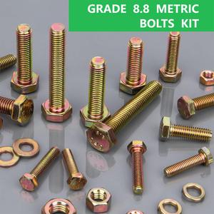 Benutzer definierte 907 Stück Metric Bolt Sortiment Gelb verzinkte Screw Box Set in Box Bolts Schrauben - Product Image 5