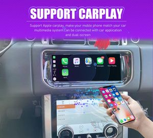 Android 12 đài phát thanh xe Hệ thống kép đa phương tiện Máy nghe nhạc GPS navigation Carplay cho phạm vi Rover thể thao L494 Vogue l405 2013-2017 - Product Image 3