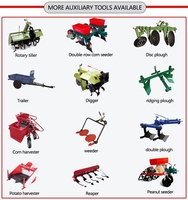 Arado de Discos para Tractor de Mano, Cultivador de Alta Resistencia, Arado de Discos Agrícola para Preparación del Suelo y Cultivo de Tierras Agrícolas