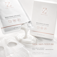 Masque facial en feuille Vitamine C et Ferment de Riz – Mélange Éclat Premium – Affine les pores et lisse la texture pour peaux grasses et mixtes