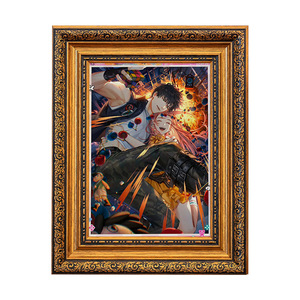 6inch 8inch A4 Resin European Classical Style Light Luxury Handmade Hanging Rectangular <strong>Frame</strong> Model 3519 Relief Empty Ornament - Product Image 5