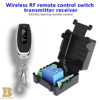 315MHZ/433MHZ 2 boutons fil télécommande EV1527 éclairage de porte électrique volet roulant télécommande