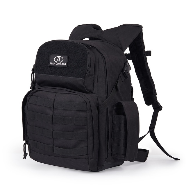 OEM ODM Tactical Range Pack, MOLLE System Shooting Backpack with Breathable Back Panel, Multi-Pocket Tactical Gear Bag
