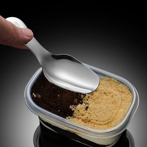 Cuillère à <span class=keywords><strong>thé</strong></span> en acier inoxydable à manche court, mini pelle à café et sucre avec logo couronne pour boîte à <span class=keywords><strong>thé</strong></span> en vrac - Product Image 4